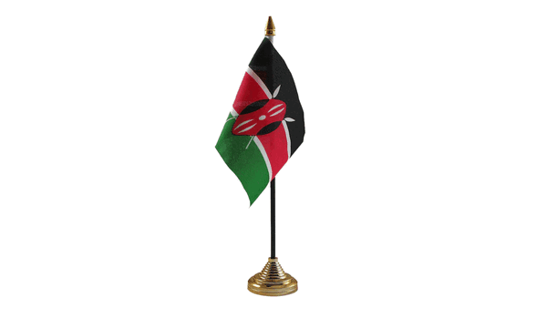 Kenya Table Flags